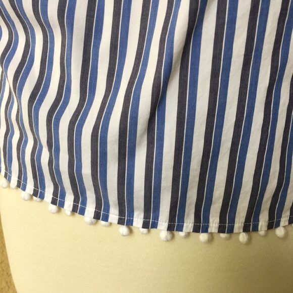 Trina Turk Striped Off the Shoulder‎ Top S - Picture 4 of 8